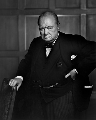 Winston Churchill portrait