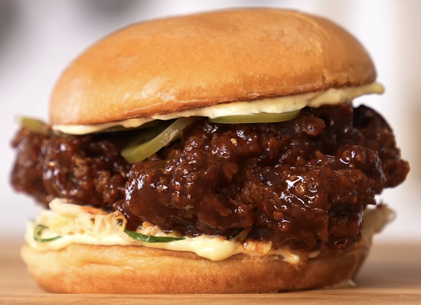 AngryPages Hot Chicken Burger