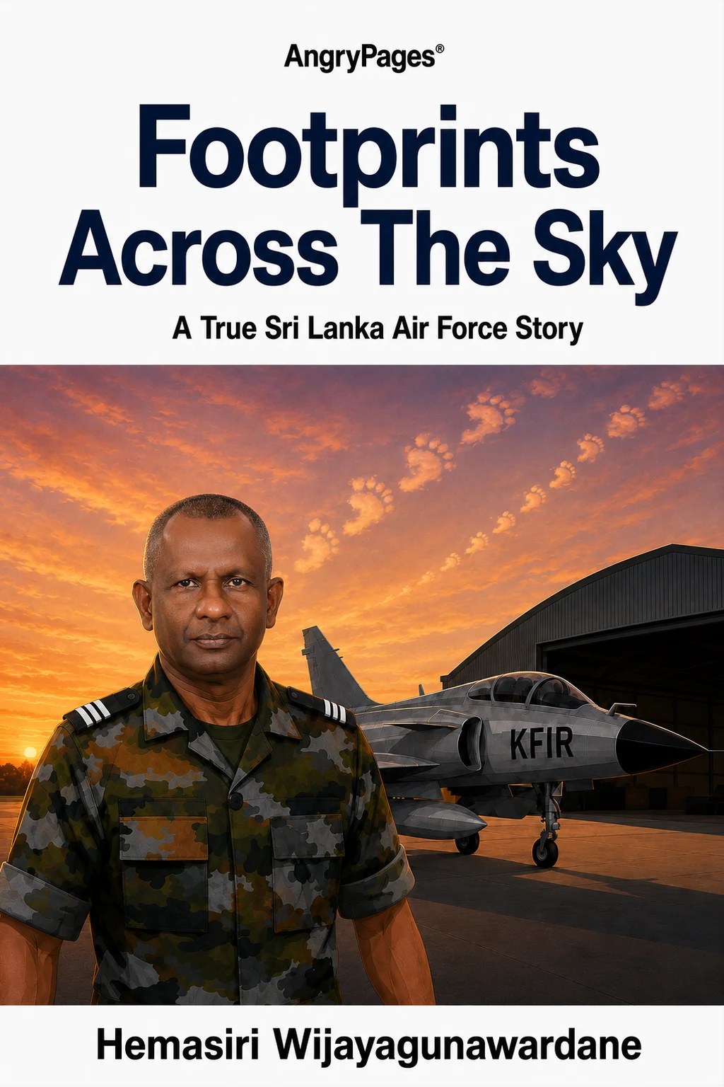 Alternative cover of අහසේ තැබූ පා සලකුණු (2026)