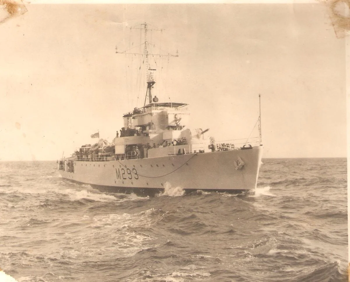 H.M.Cy.S. Parakrama underway at sea, a Royal Ceylon Navy warship.